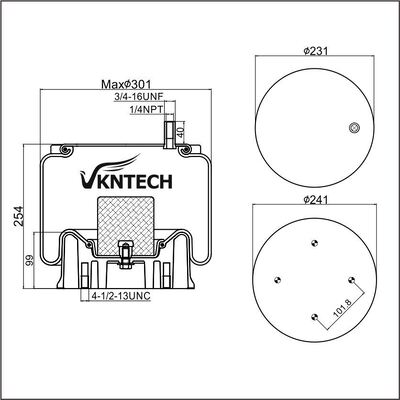 ΕΛΑΣΤΙΚΟ ΑΕΡΟΣ HENDRICKSON S-20010 ΤΡΕΪΛΕΡ HT230T HS230 Contitech 9 10-13.5 S 433 Firestone W01-358-9270 1T15VP-4 Goodyear 1R13-077 1R13-102 1R13-119 Taurus KR501-01 ΑΝΤΙΚΑΤΑΣΤΑΣΗ ΑΠΟ VKNTECH 1K9270